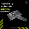 CardSharp Credit Card Folding Knife – Ultra Slim Tactical Pocket Knife | Wallet Size EDC Tool