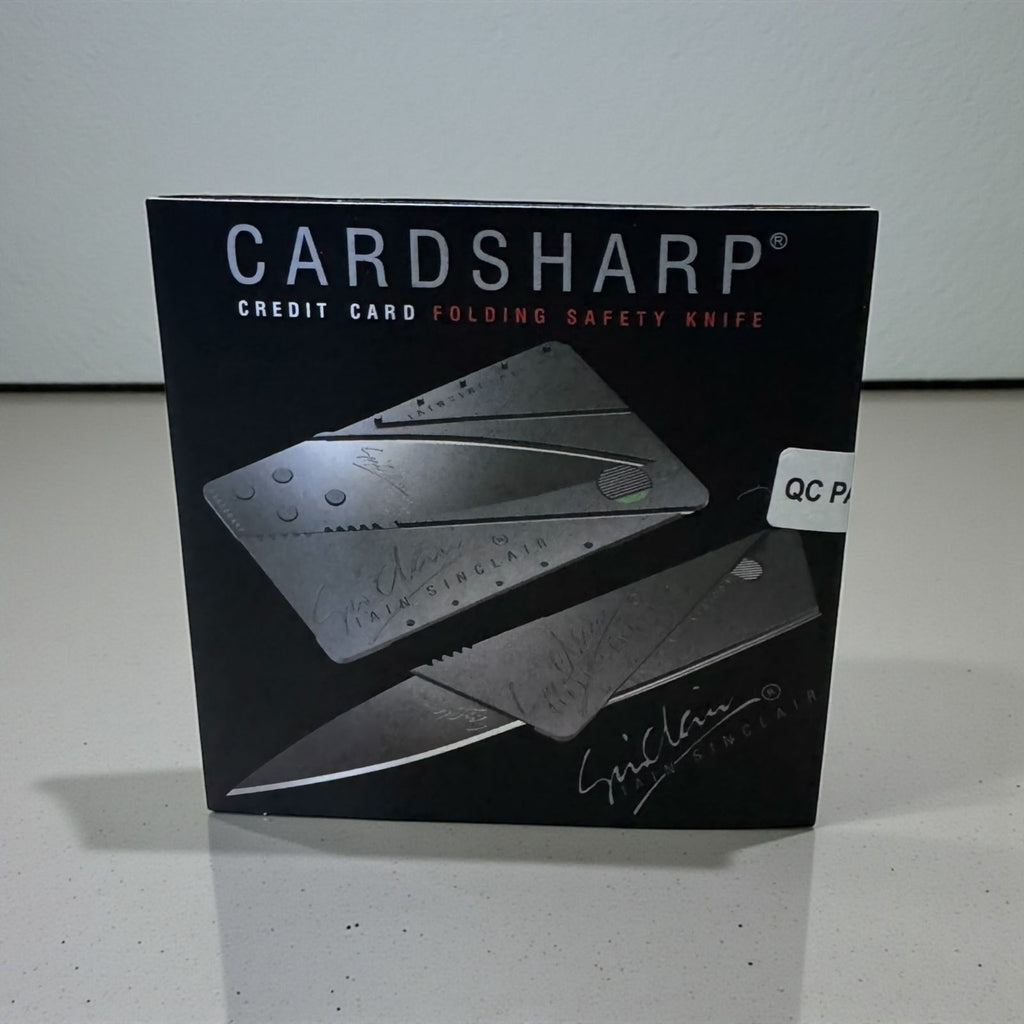 CardSharp Credit Card Folding Knife – Ultra Slim Tactical Pocket Knife | Wallet Size EDC Tool