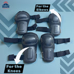 Heavy-Duty Elbow & Knee Protection Pads Set | Work & Sports Safety Gear