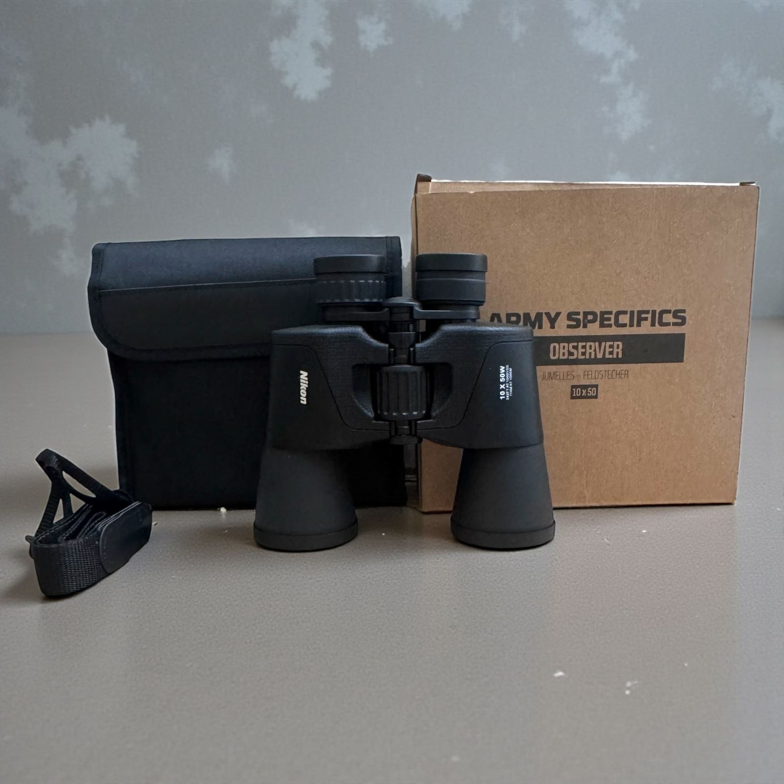 Army Observer 10x50 Binoculars – Military Style Powerful Long Range Viewing
