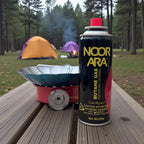 Noor Ara Butane Gas Canister 220g – Portable Fuel for Camping & Gas Stoves