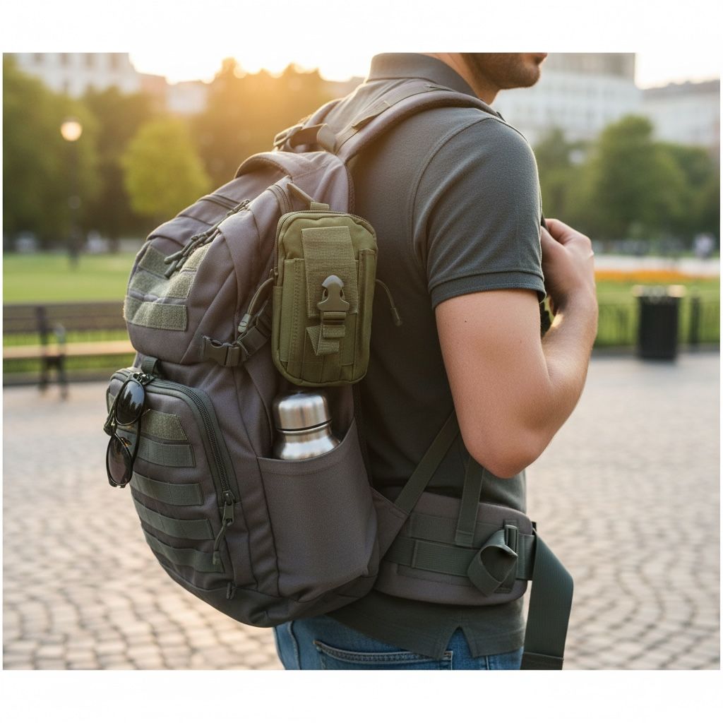 Tactical MOLLE Utility Pouch – Compact EDC Storage Bag