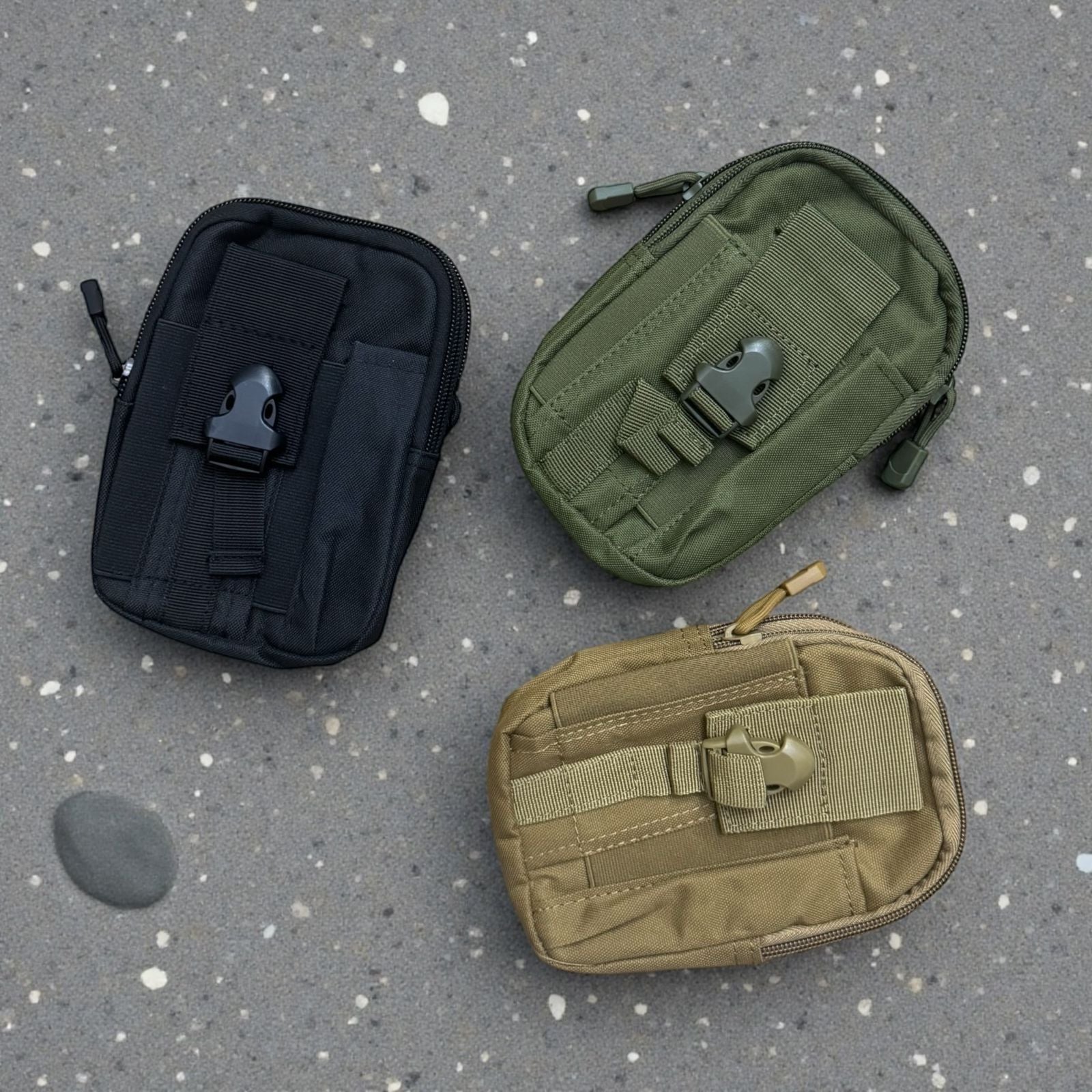 Tactical MOLLE Utility Pouch – Compact EDC Storage Bag