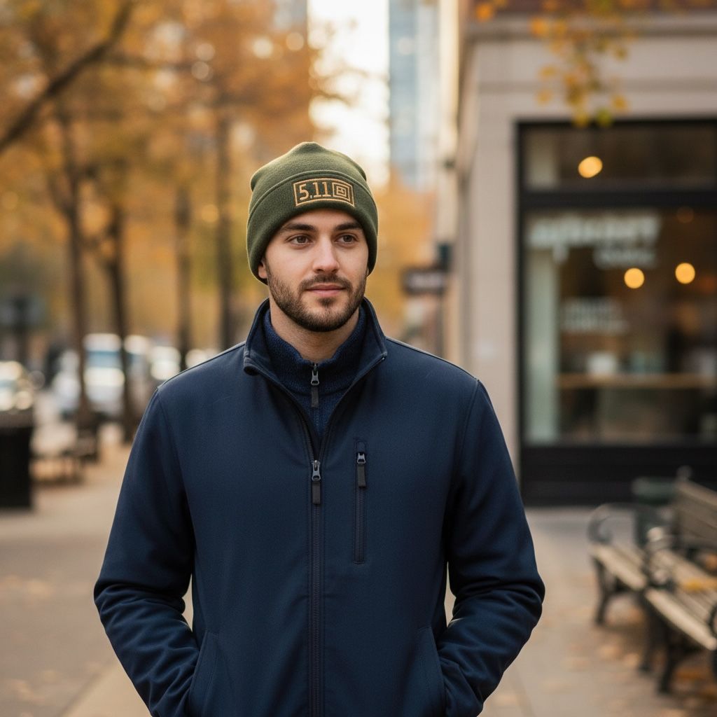 5.11 Tactical Fleece Beanie | Winter Warm Stretch Beanie Cap for Men & Women