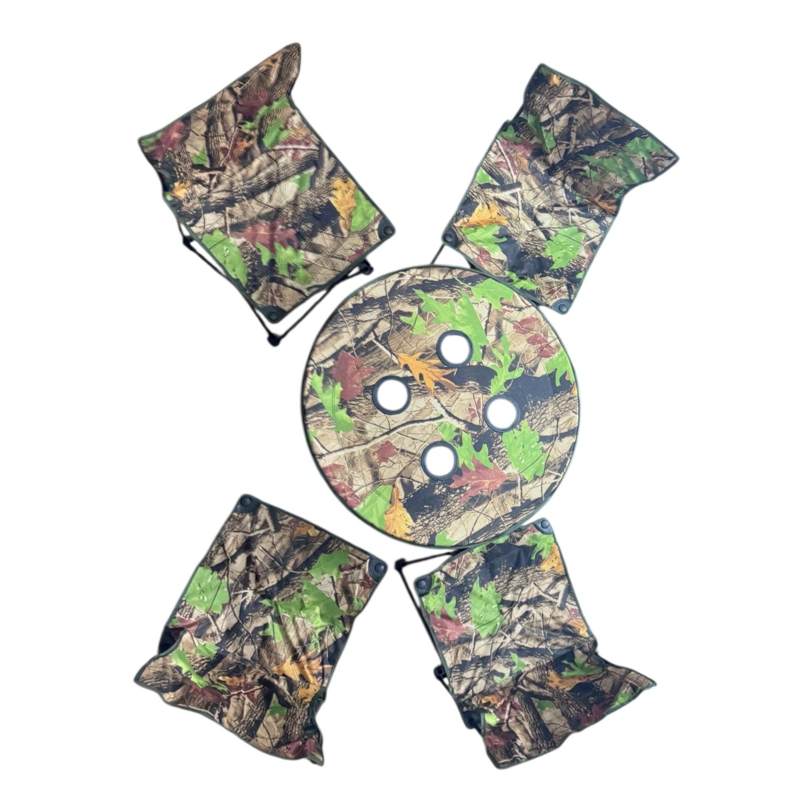 Portable Camouflage Folding Stool Set with Carry Bag – Lightweight Outdoor Camping & Fishing Seat