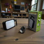 LED Rechargeable Keychain Light with Magnet & Carabiner