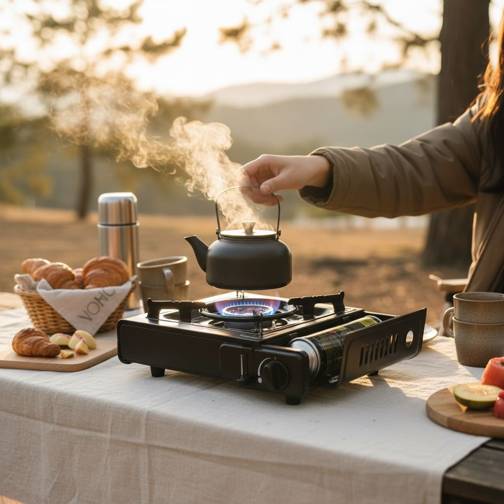 Portable Butane Gas Stove with Carry Case – Camping & Outdoor Cooker