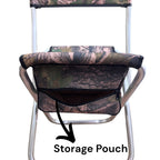 Portable Folding Camping Chair with Storage Pouch – Lightweight Outdoor Hunting & Fishing Chair