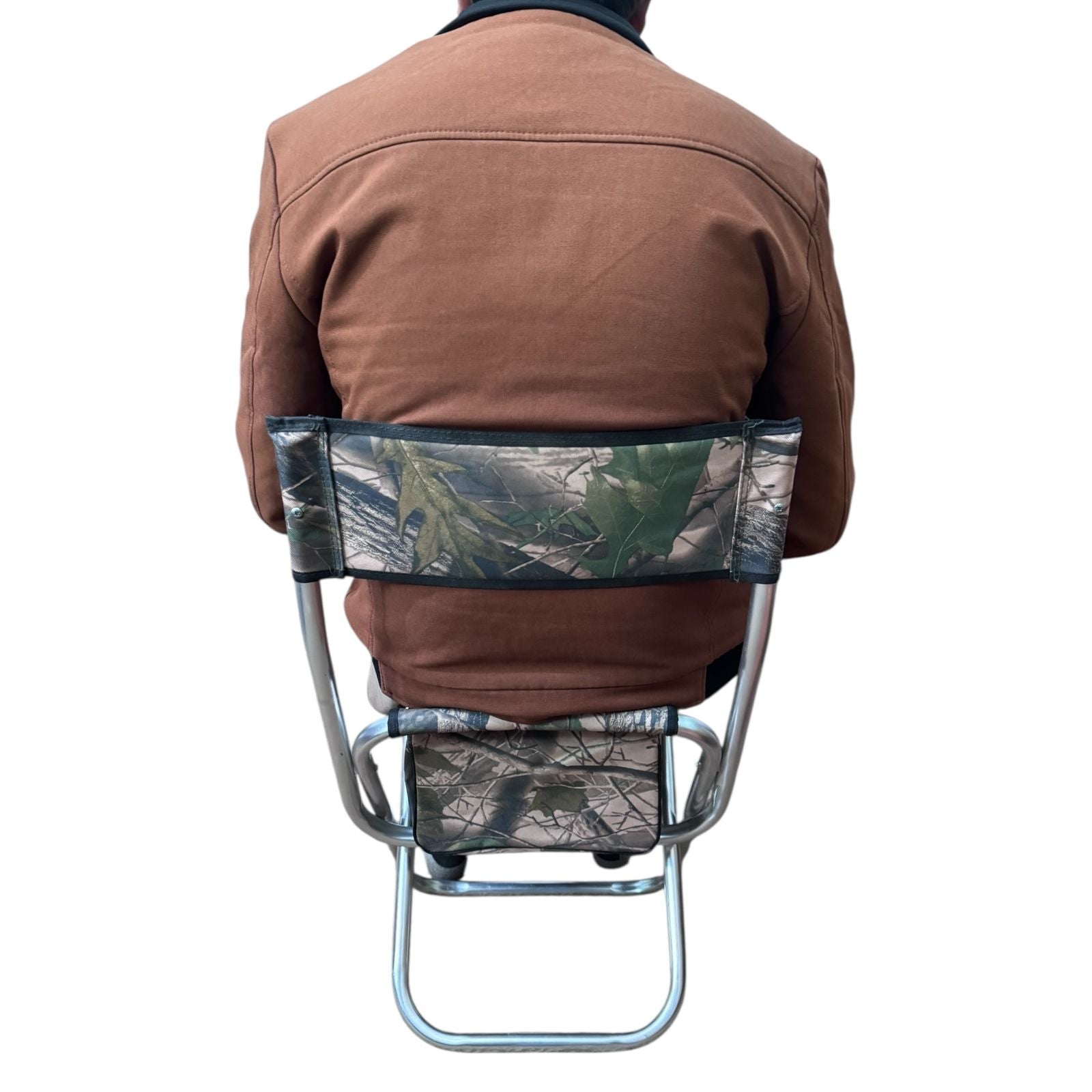 Portable Folding Camping Chair with Storage Pouch – Lightweight Outdoor Hunting & Fishing Chair