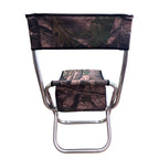 Portable Folding Camping Chair with Storage Pouch – Lightweight Outdoor Hunting & Fishing Chair