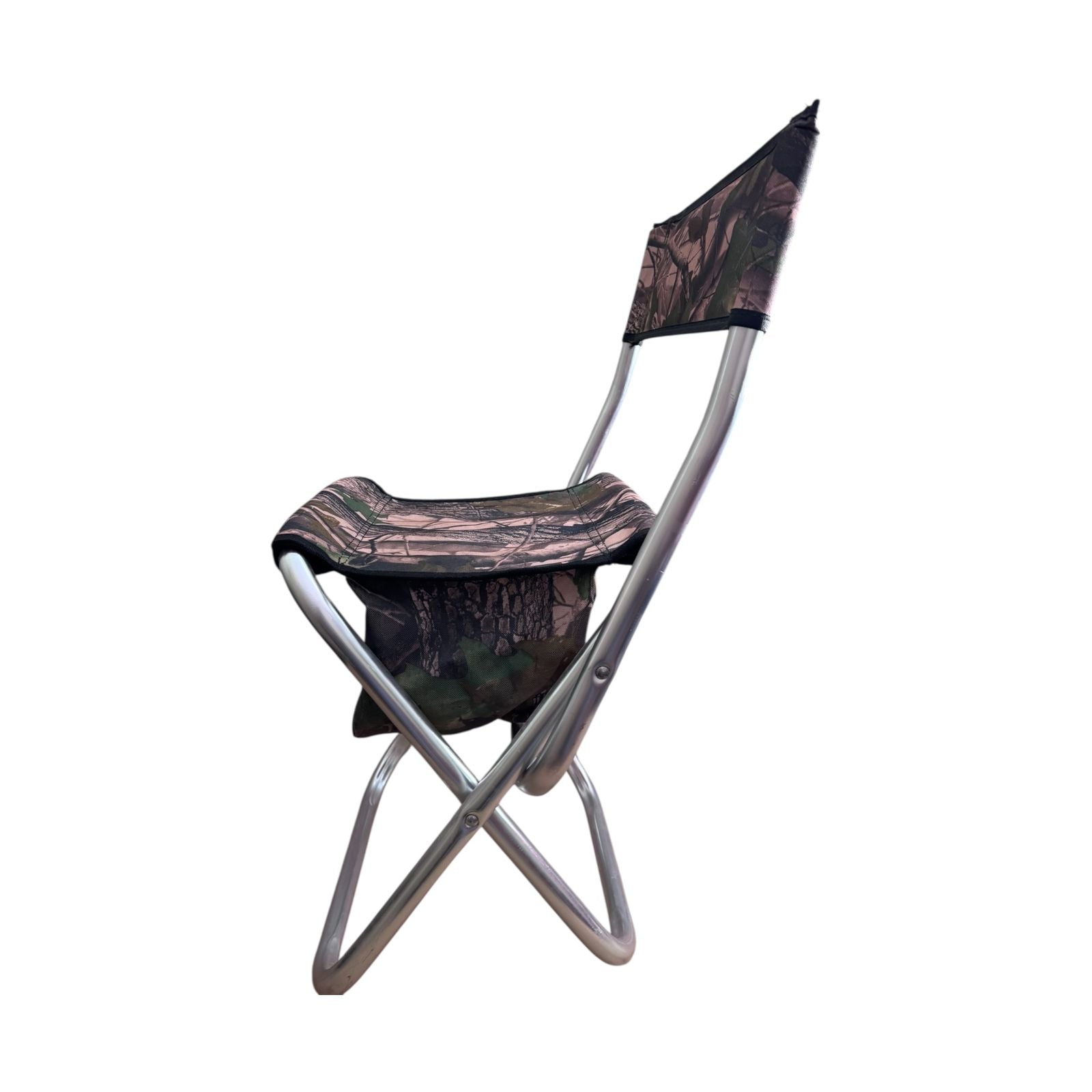 Portable Folding Camping Chair with Storage Pouch – Lightweight Outdoor Hunting & Fishing Chair