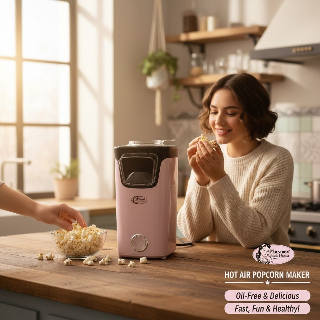 Bestron Sweet Dreams Popcorn Maker APC200P | Oil-Free Popcorn Machine in Pakistan