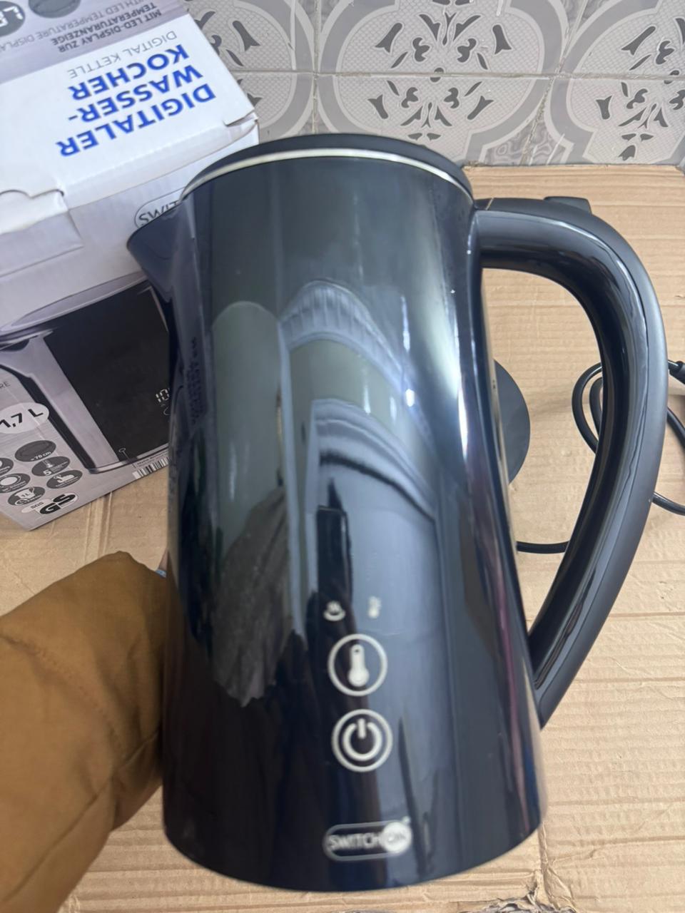 Digital Electric Water Kettle 1.7L with LED Temperature Display