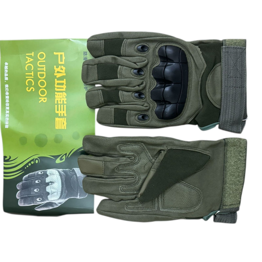 Tactical Hard Knuckle Gloves for Biking, Hiking & Shooting