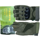 Tactical Hard Knuckle Gloves for Biking, Hiking & Shooting