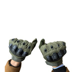 Tactical Hard Knuckle Gloves for Biking, Hiking & Shooting