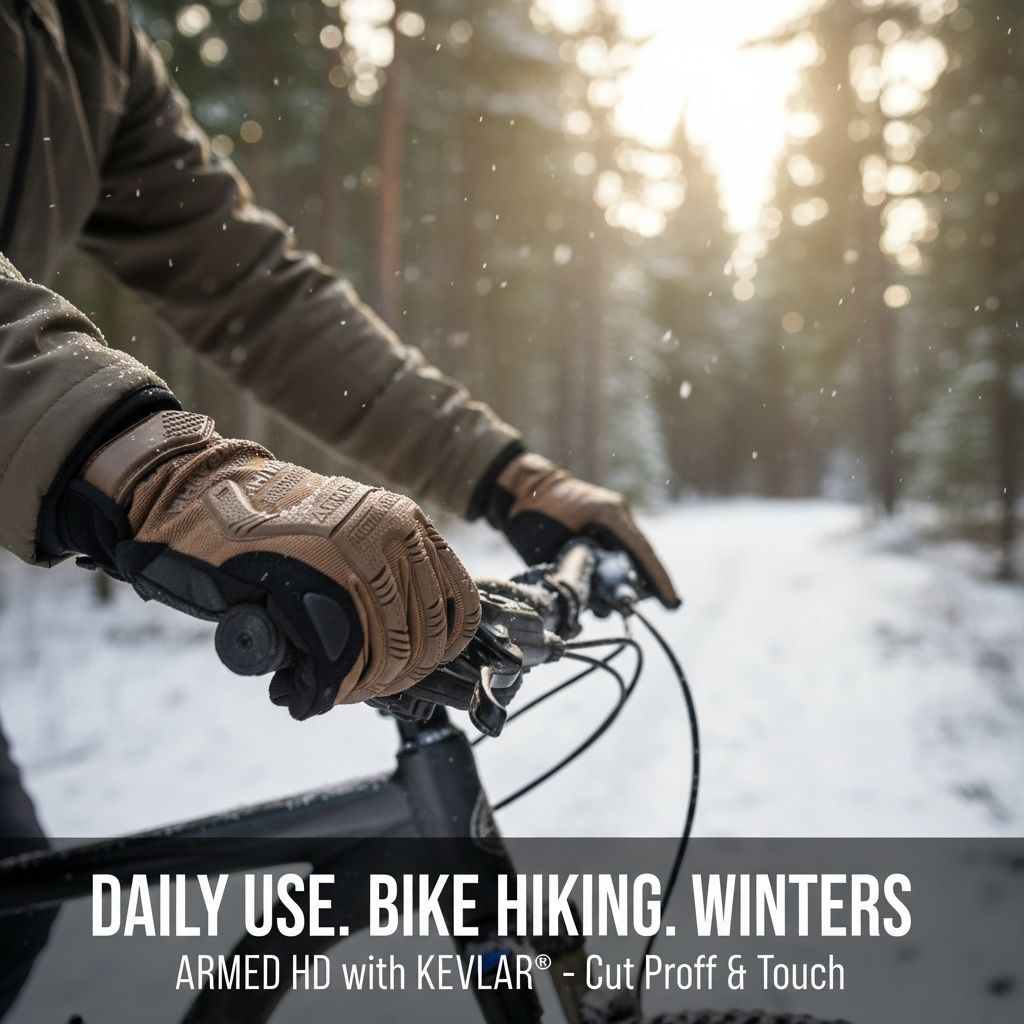 Armed HD Tactical Gloves with Kevlar | Cut Proof Gloves in Pakistan