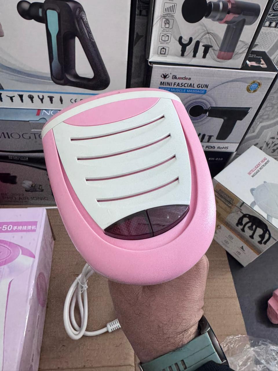 Lot Imported ST-50 Handheld Garment Steamer & Ironing Brush – Pink & White