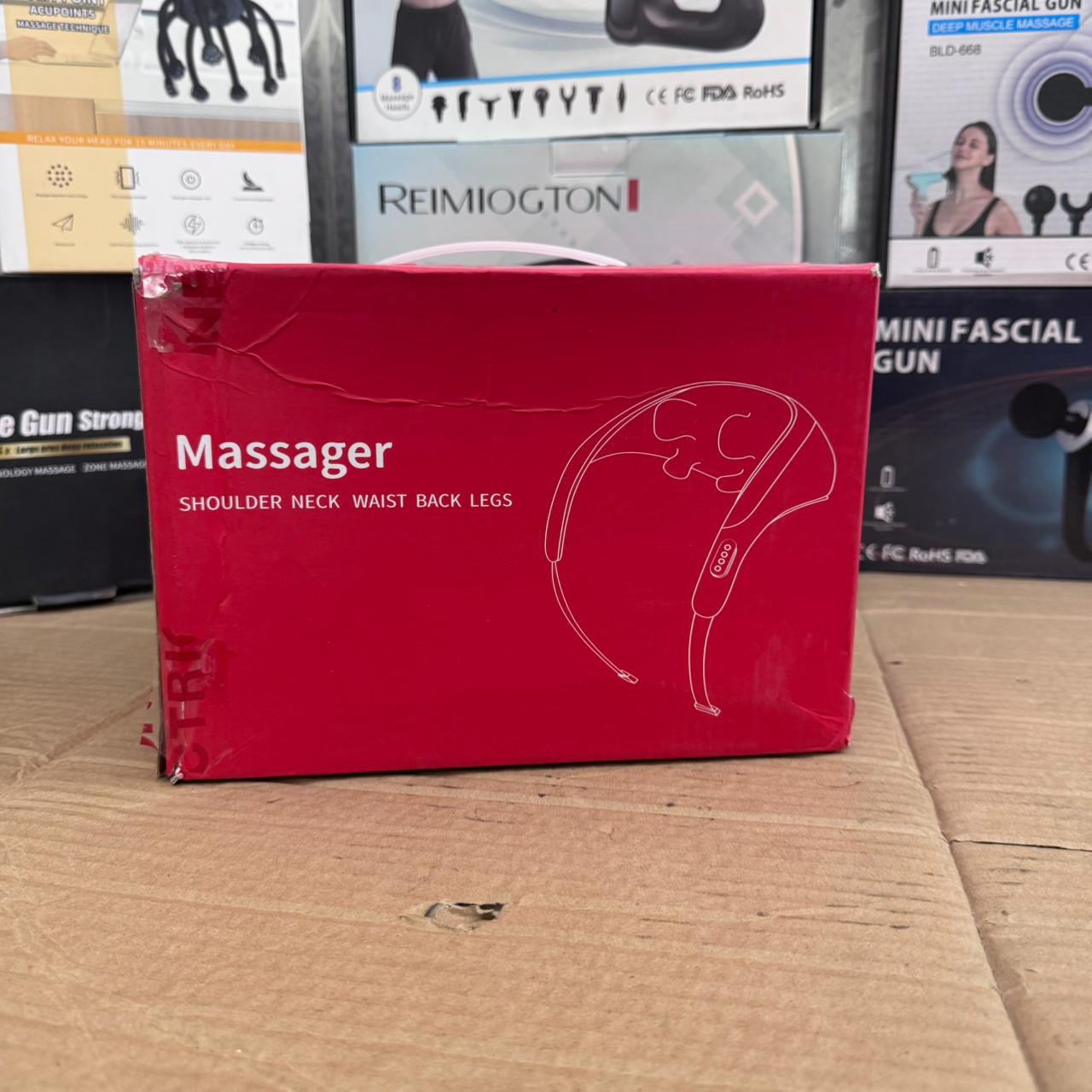 Electric Neck & Shoulder Massager – Deep Kneading Pain Relief Machine
