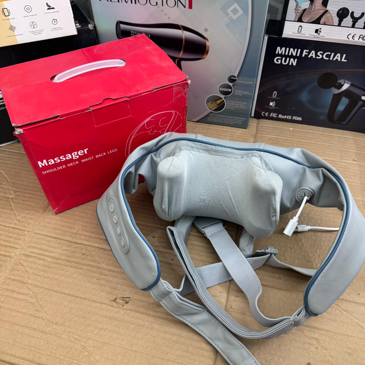 Lot Import Electric Neck & Shoulder Massager – Deep Kneading Pain Relief Machine