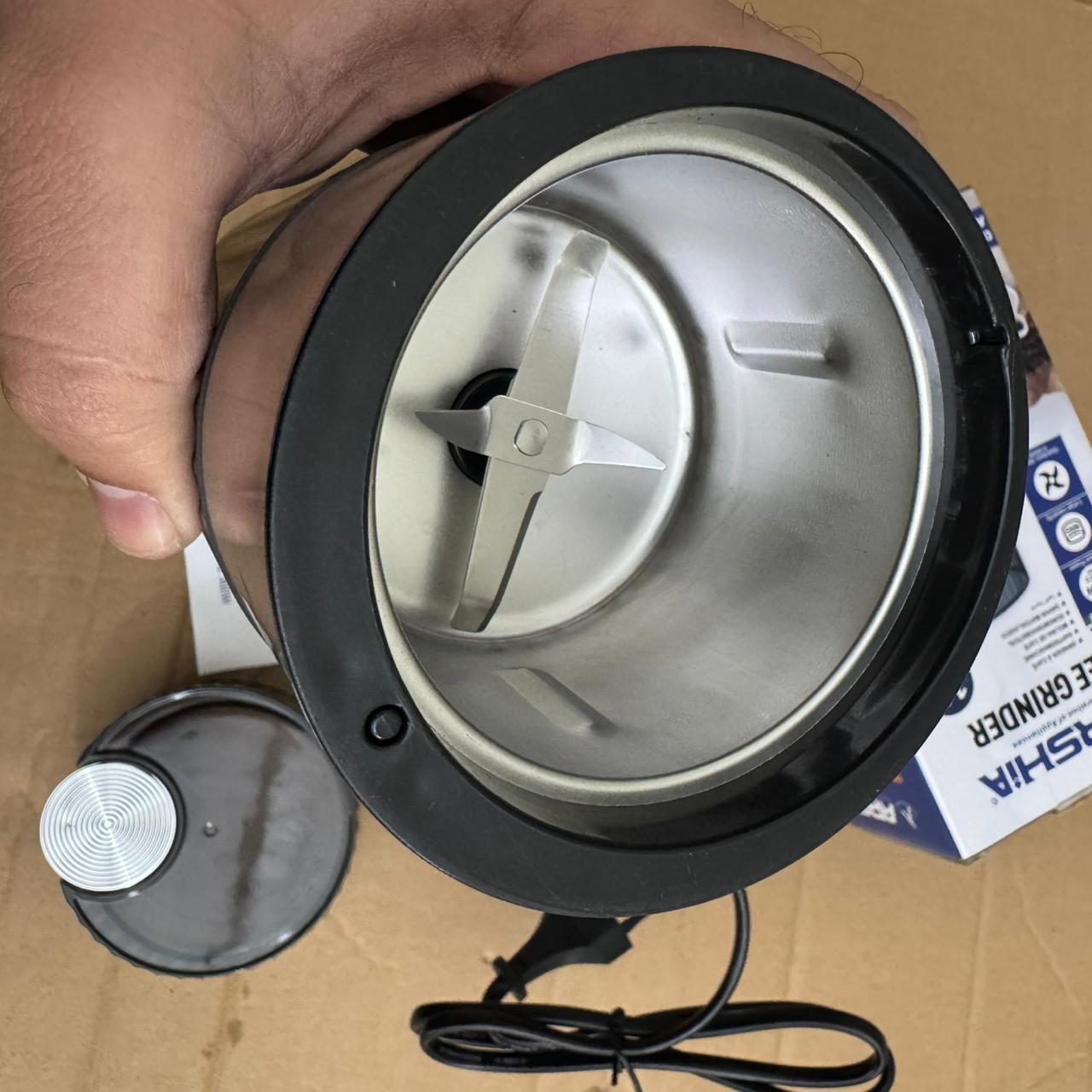 Lot Imported ARSHIA 300W Electric Coffee Grinder | Stainless Steel Blade | 80g Capacity