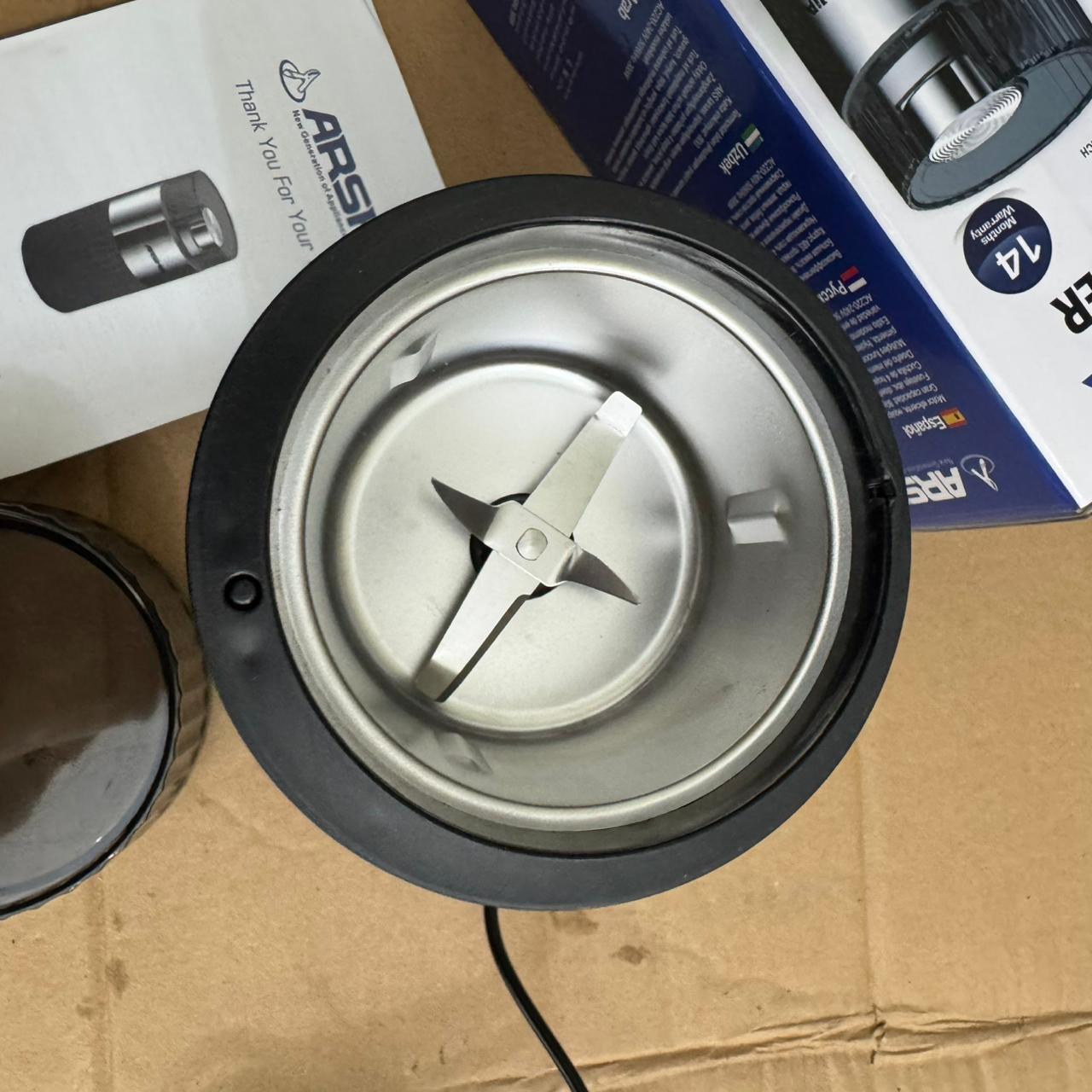 Lot Imported ARSHIA 300W Electric Coffee Grinder | Stainless Steel Blade | 80g Capacity