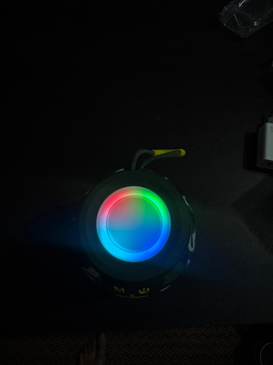 JC-520 Fabric Bluetooth Speaker with RGB Light – Portable Wireless Speaker