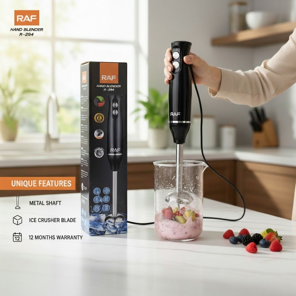 RAF Electric Hand Blender R-294 Europe Lot imported