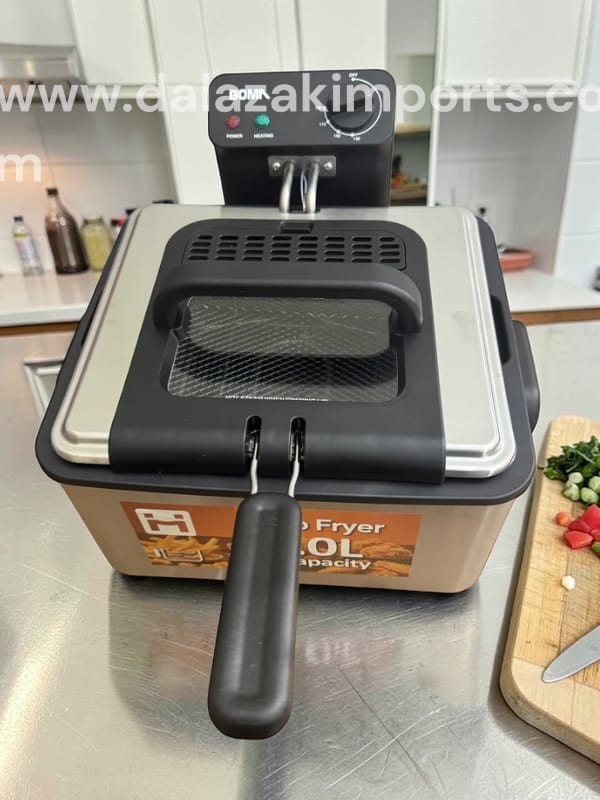 Lot Imported BOMA BM-89 Deep Fryer – 4.5L Stainless Steel Electric Fryer