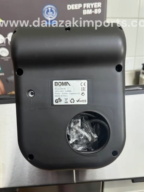 Lot Imported BOMA BM-89 Deep Fryer – 4.5L Stainless Steel Electric Fryer