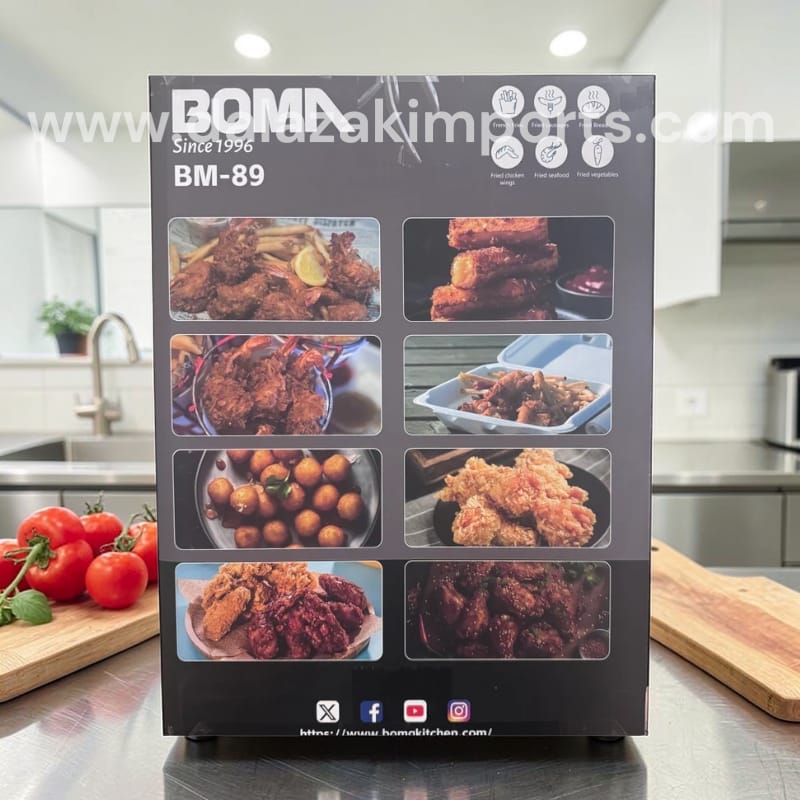 Lot Imported BOMA BM-89 Deep Fryer – 4.5L Stainless Steel Electric Fryer