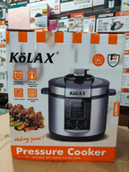 KOLAX 6L Digital Pressure Cooker – Multifunction Electric Pressure Cooker 1000W