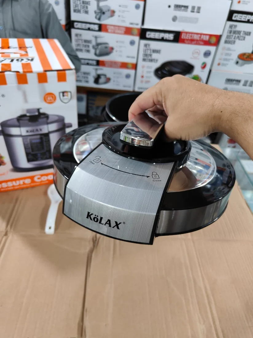 KOLAX 6L Digital Pressure Cooker – Multifunction Electric Pressure Cooker 1000W