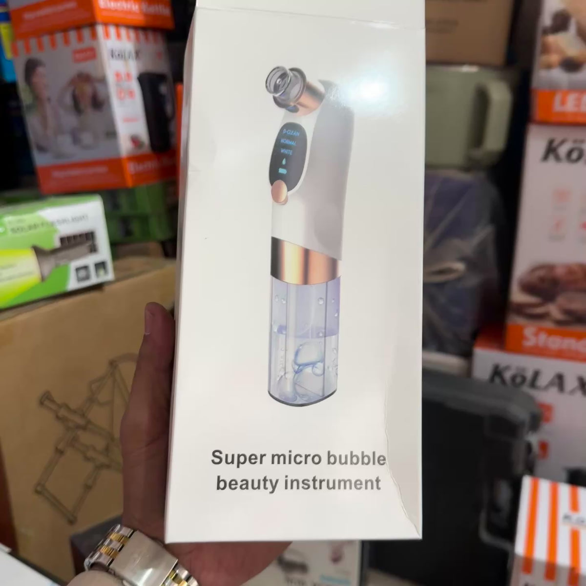 Super Micro Bubble Face Cleaner – Electric Facial Pore Cleaner & Deep Cleansing Beauty Device
