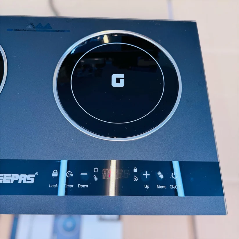 Geepas GIC6135P Digital Infrared Cooker – Double Burner 2200W